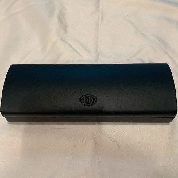 Burgundy Aurora Rollerball with Leather case - Picture 2 of 3